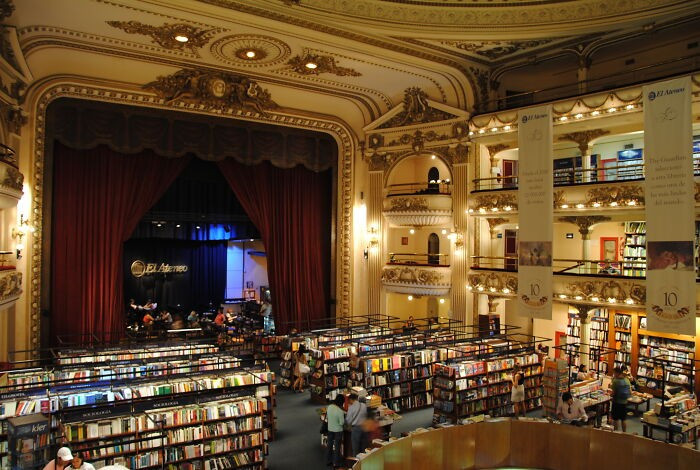 Hiệu sách El Ateneo Grand Splendid ở Buenos Aires, Argentina.