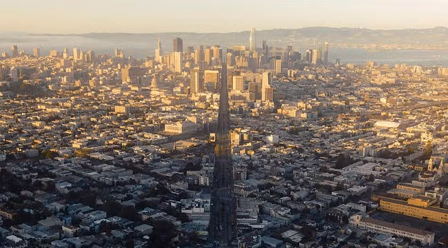 Thành phố San Francisco (Mỹ) nhìn từ trên cao.