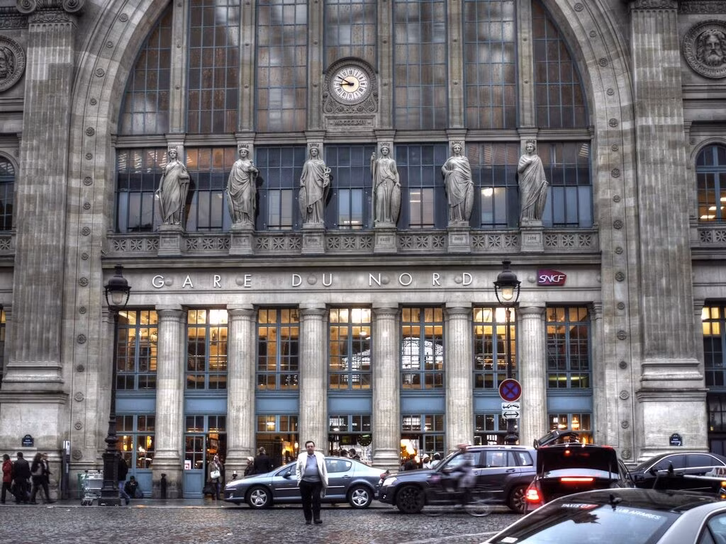 Paris Gare du Nord ở Pháp là ga xe lửa bận rộn nhất châu Âu. Ảnh: GA.