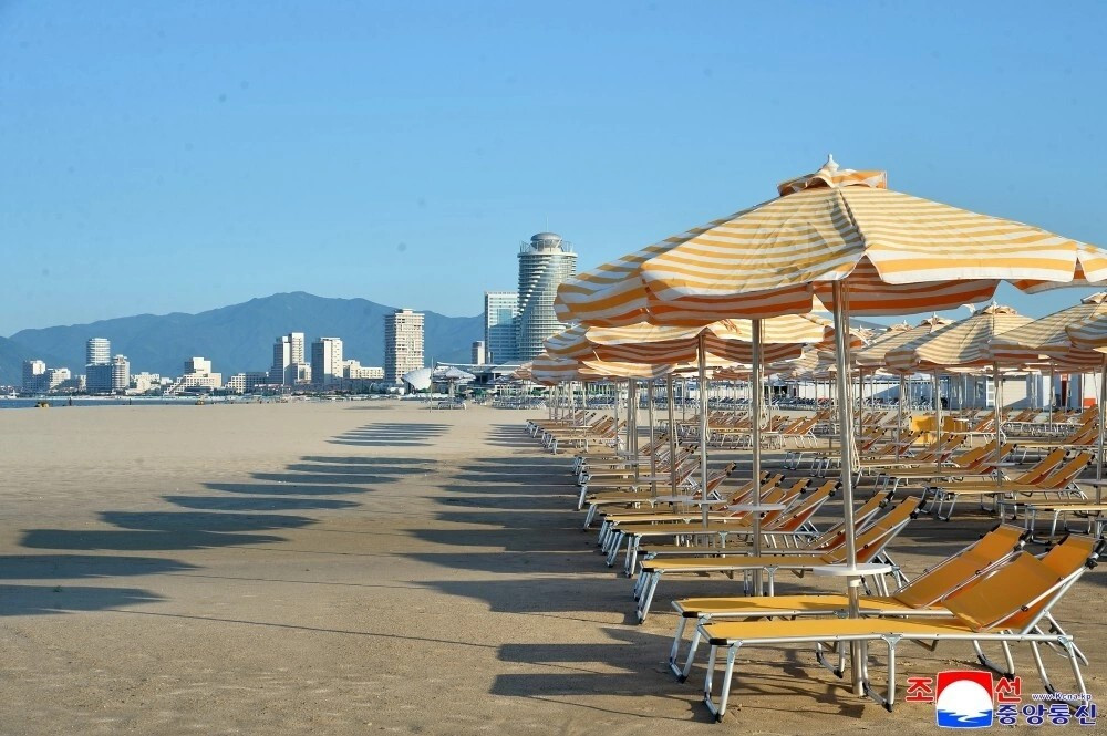 Một góc trong khu nghỉ dưỡng cao cấp của Triều Tiên. Ảnh: KCNA.