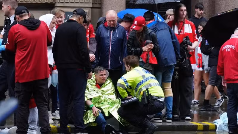 Cảnh sát Merseyside cho biết vụ lao xe vào đám đông đang ăn mừng chiến thắng của đội Liverpool không phải là "hành động khủng bố". Ảnh: PA.