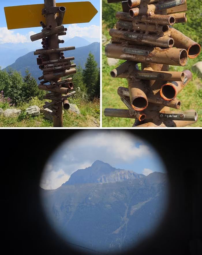 Bức ảnh chụp thiết bị tìm núi ở Thụy Sĩ. (Nguồn ảnh: Bored Panda)