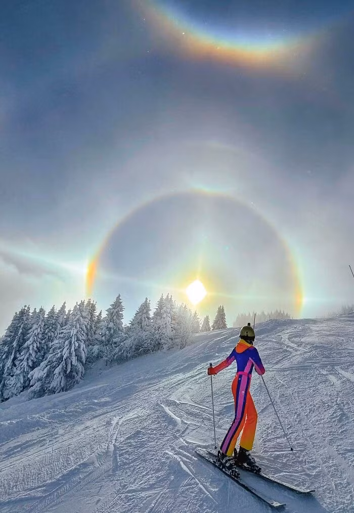 Cầu vồng ở Thụy Sĩ.