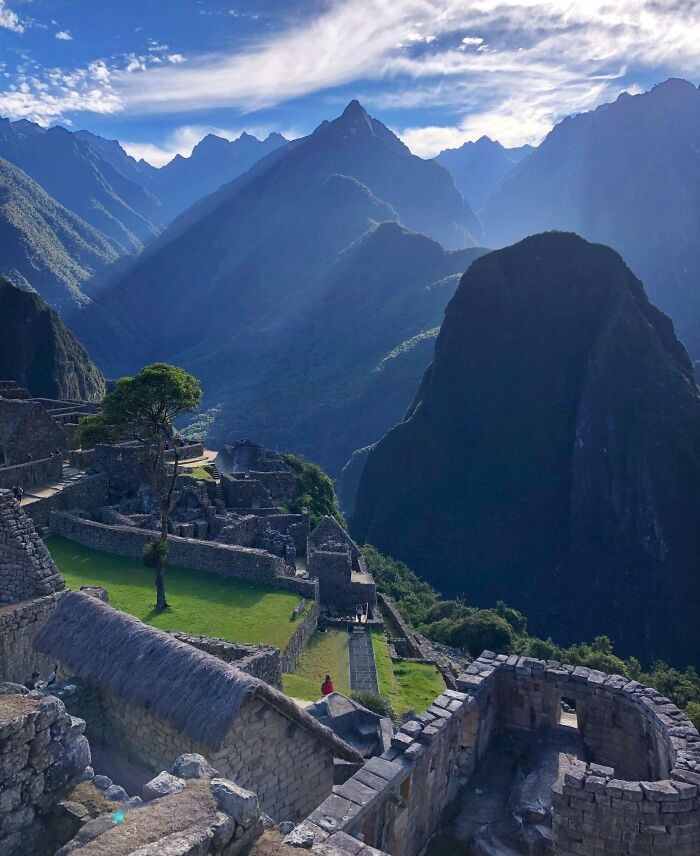 Bức hình được chụp ở Machu Picchu, Peru.