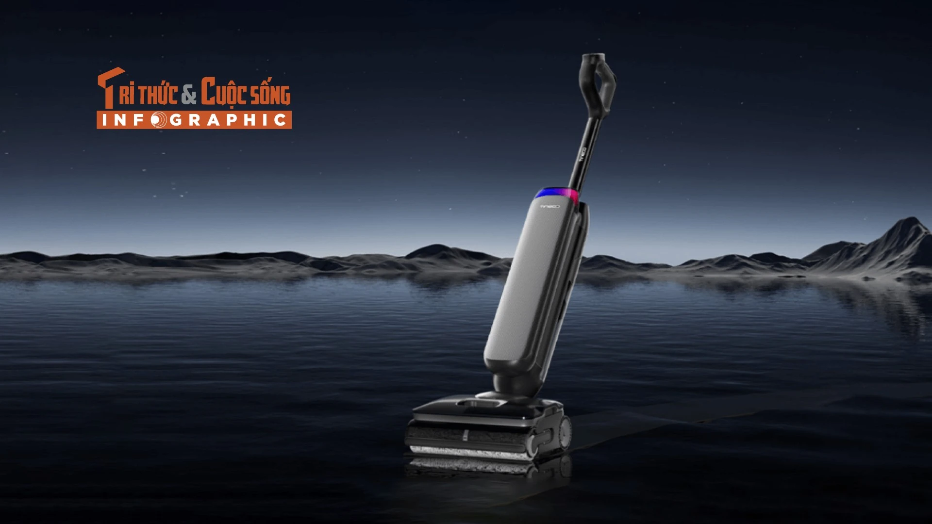 Cây lau nhà công nghệ cao đun nước bằng khí nóng 