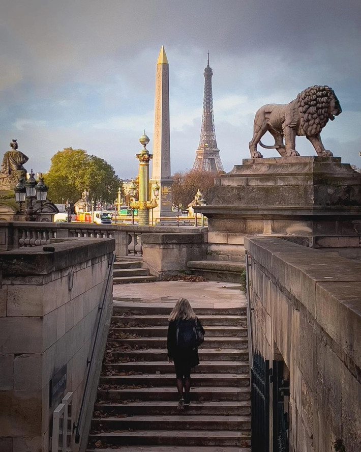 Quảng trường lớn nhất Paris này đặc trưng bởi cây cột đá vàng khổng lồ, một trong biểu tượng được dựng lên bởi pharaoh Ramses II trước đền thờ ở Luxor (Ai Cập) và được tặng cho Paris vào năm 1830. Ảnh: @victoriachmel, @dralbarjas.