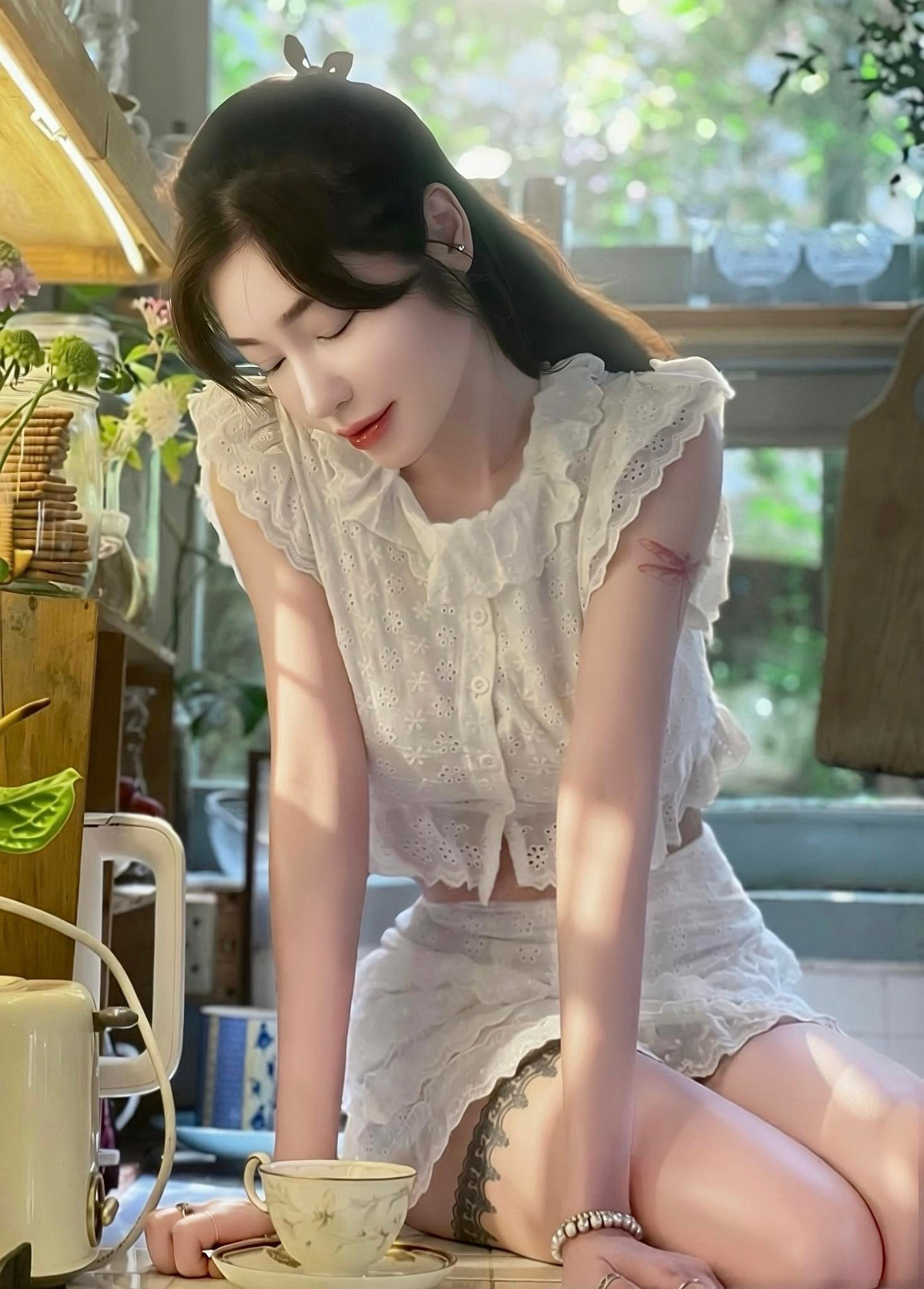 Ở tuổi ngoài 30, cựu “hot girl ngực khủng” Elly Trần gây bất ngờ với gương mặt mịn màng, đường nét sắc sảo, được ví như “chuẩn sản phẩm AI” nhờ vẻ đẹp gần như không tì vết.