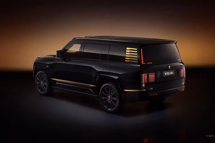 Dingshi trong tiếng Hán mang ý nghĩa về sự thịnh vượng và vị thế cao quý. Ngôn ngữ thiết kế ngoại thất cũng phản ánh tinh thần này. Phần đầu xe nổi bật với đường viền chữ “Đinh” (鼎), tạo hình từ 99 tinh thể đèn LED hình thoi ở mỗi bên.