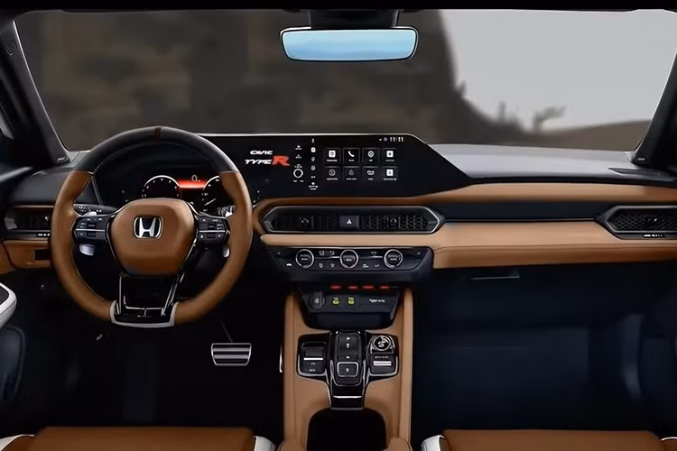 Bên trong, khoang nội thất lấy cảm hứng từ Honda Prelude Hybrid với cách bố trí màn hình đồng hồ và trung tâm liền khối. Màn hình kỹ thuật số cỡ lớn, tích hợp các giao diện hiển thị thống nhất, giúp mang lại trải nghiệm hiện đại hơn hẳn.