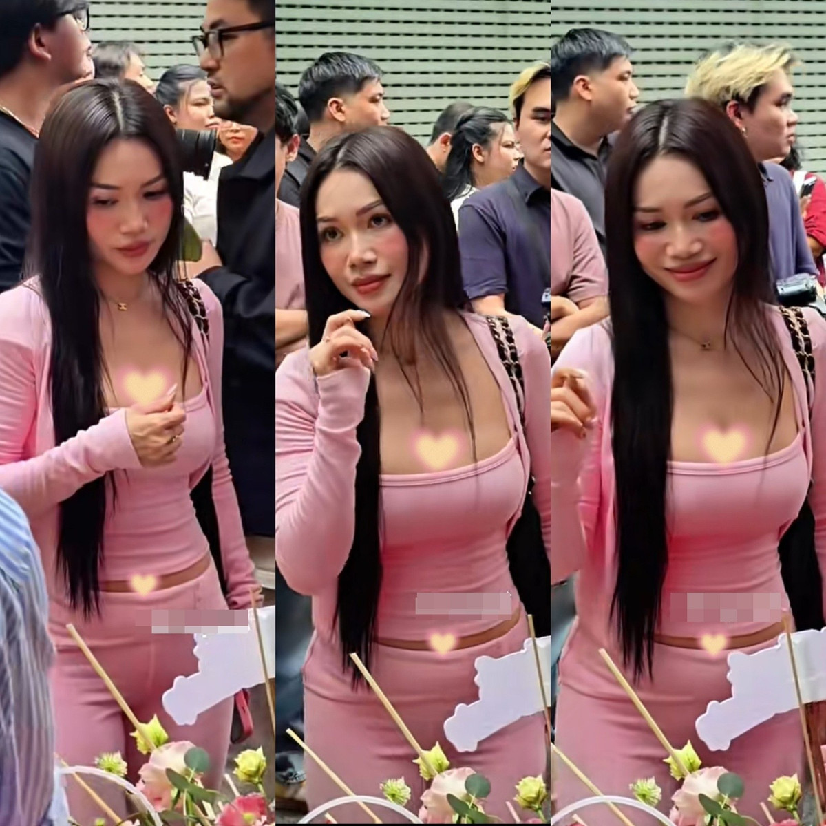 Sĩ Thanh tiếp tục trở thành chủ đề gây tranh cãi vì bộ trang phục khi đến cúng Tổ Nghề. Nhiều cư dân mạng nhận xét bộ trang phục này có phần hở hang quá mức so với một nơi tôn nghiêm, trang trọng.