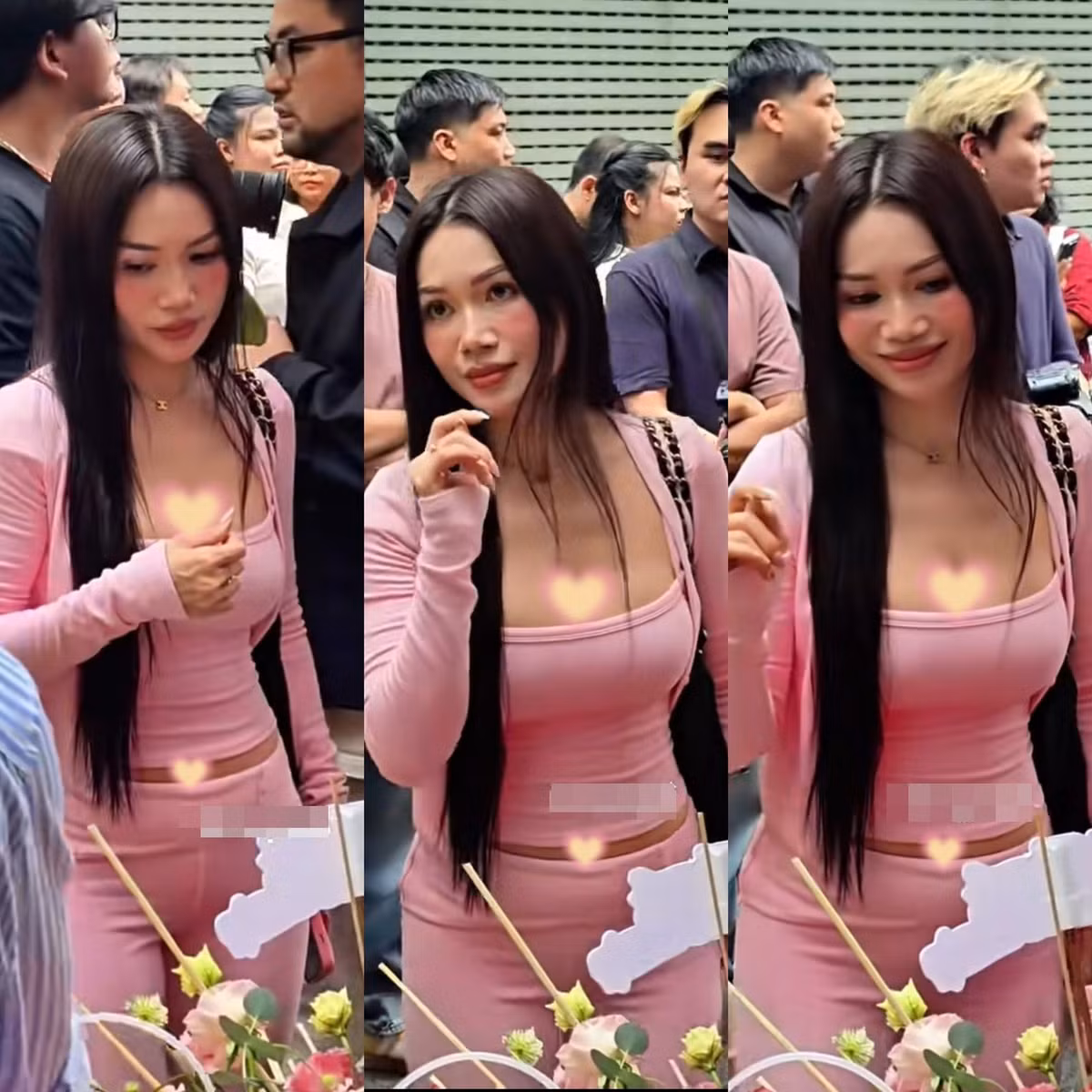 Sĩ Thanh tiếp tục trở thành chủ đề gây tranh cãi vì bộ trang phục khi đến cúng Tổ Nghề. Nhiều cư dân mạng nhận xét bộ trang phục này có phần hở hang quá mức so với một nơi tôn nghiêm, trang trọng.