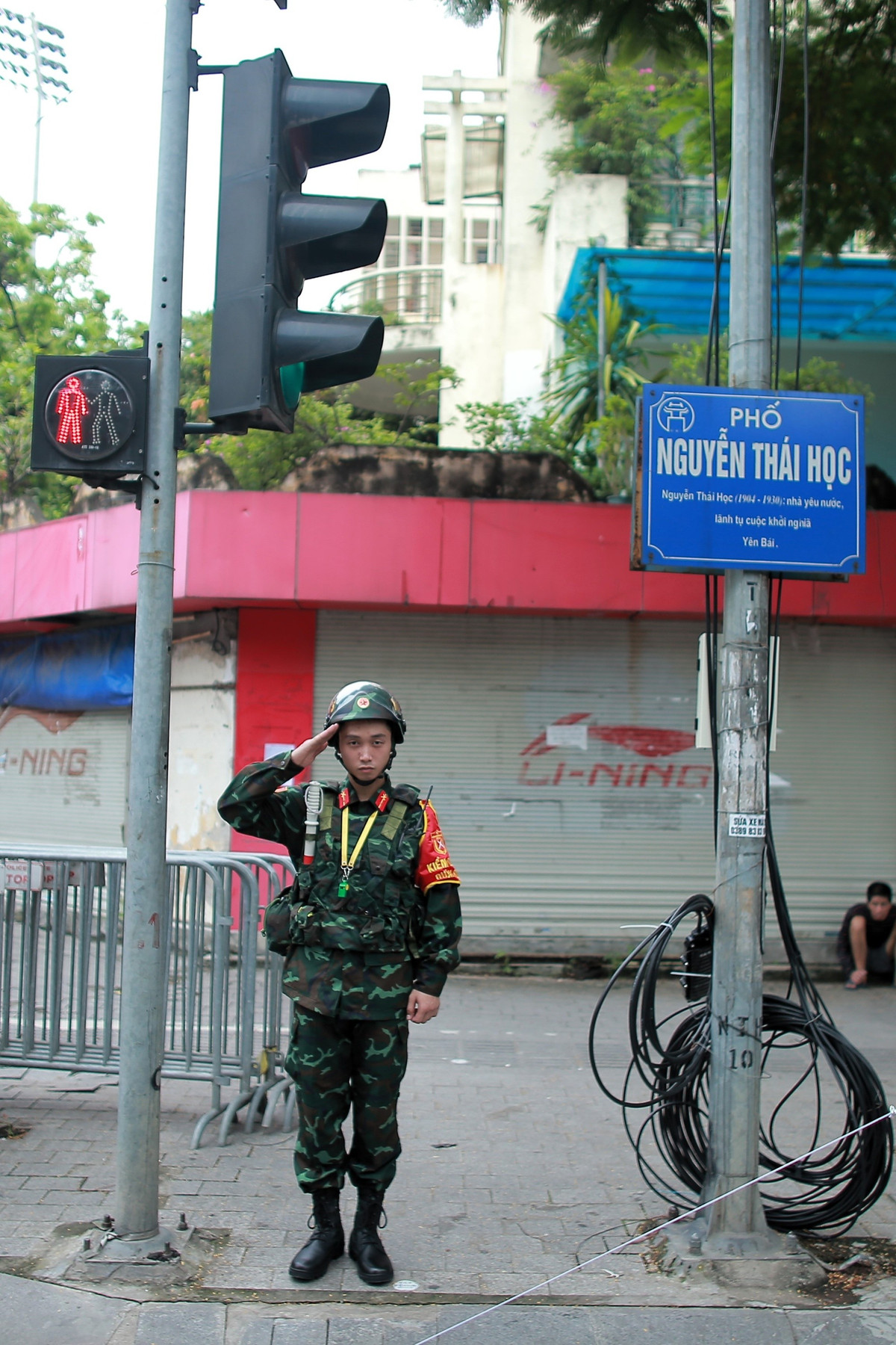 Các lực lượng sẵn sàng với tinh thần cao nhất để phục vụ buổi hợp luyện diễu binh, diễu hành được diễn ra an toàn.