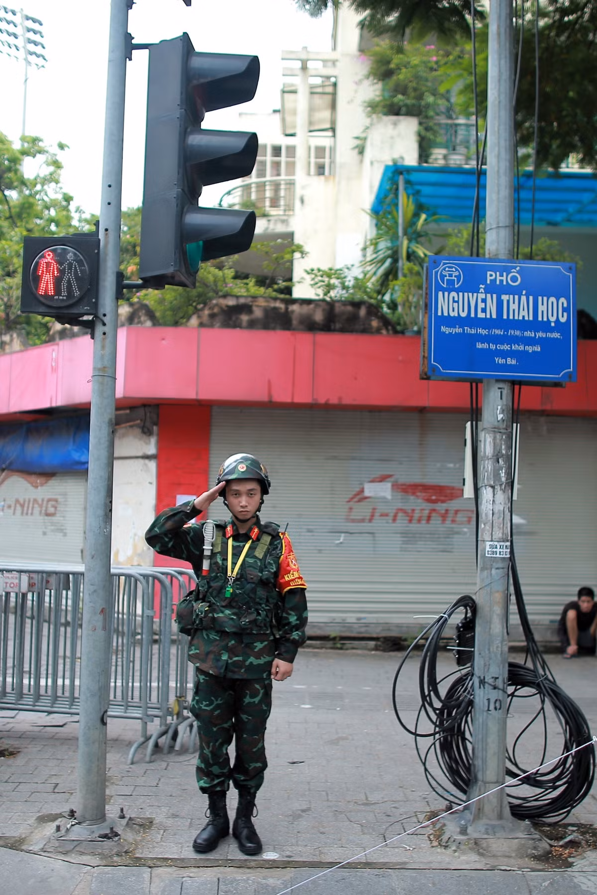 Các lực lượng sẵn sàng với tinh thần cao nhất để phục vụ buổi hợp luyện diễu binh, diễu hành được diễn ra an toàn.