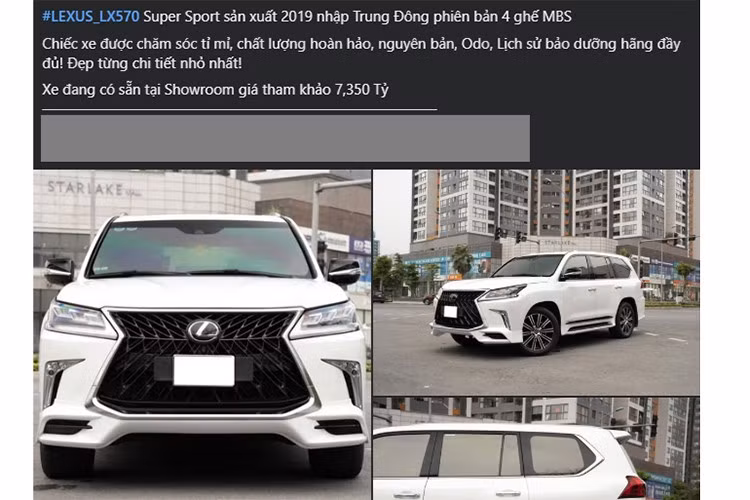 Với mức "sang tay" này, chiếc xe SUV hạng sang Lexus LX 570 Super Sport 2019 vẫn giữ được giá trị ở mức cao, so với giá lăn bánh vượt mốc 10 tỷ đồng tại Việt Nam vào thời điểm mua mới (như vậy mức khấu hao của xe vào khoảng 3 tỷ đồng sau 6 năm sử dụng).
