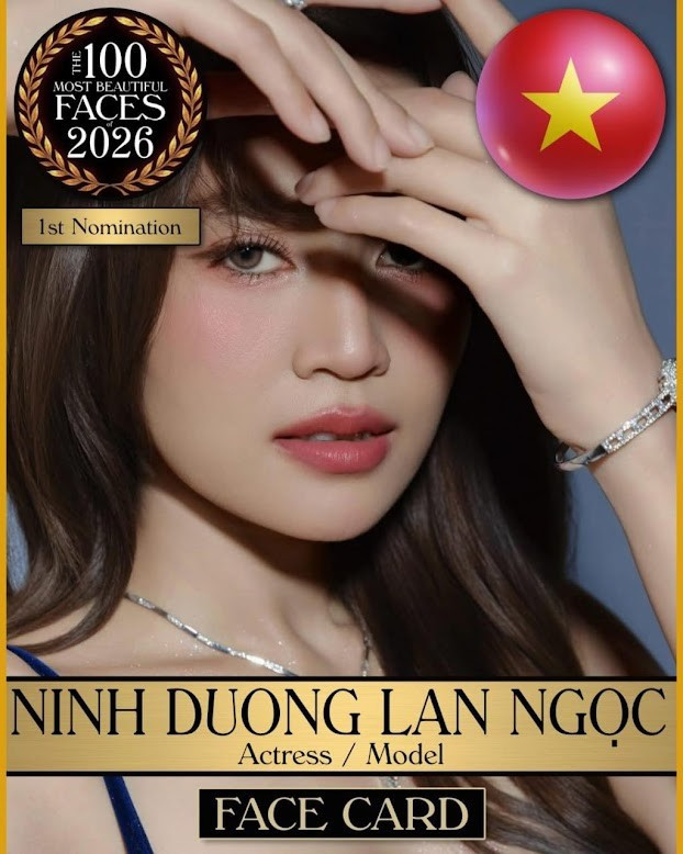 Nhan sắc của Ninh Dương Lan Ngọc được nhiều khán giả yêu mến bởi vẻ đẹp vừa ngọt ngào vừa rạng rỡ. Cô sở hữu gương mặt thanh tú với đường nét hài hòa, đôi mắt to giàu cảm xúc và nụ cười tươi sáng đặc trưng.