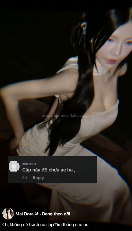 Một số ý kiến thậm chí mạnh miệng, khẳng định rằng vẻ đẹp hiện tại của Mai Dora không hoàn toàn tự nhiên, cho rằng “visual” lẫn body của nữ MC đã trải qua PTTM.