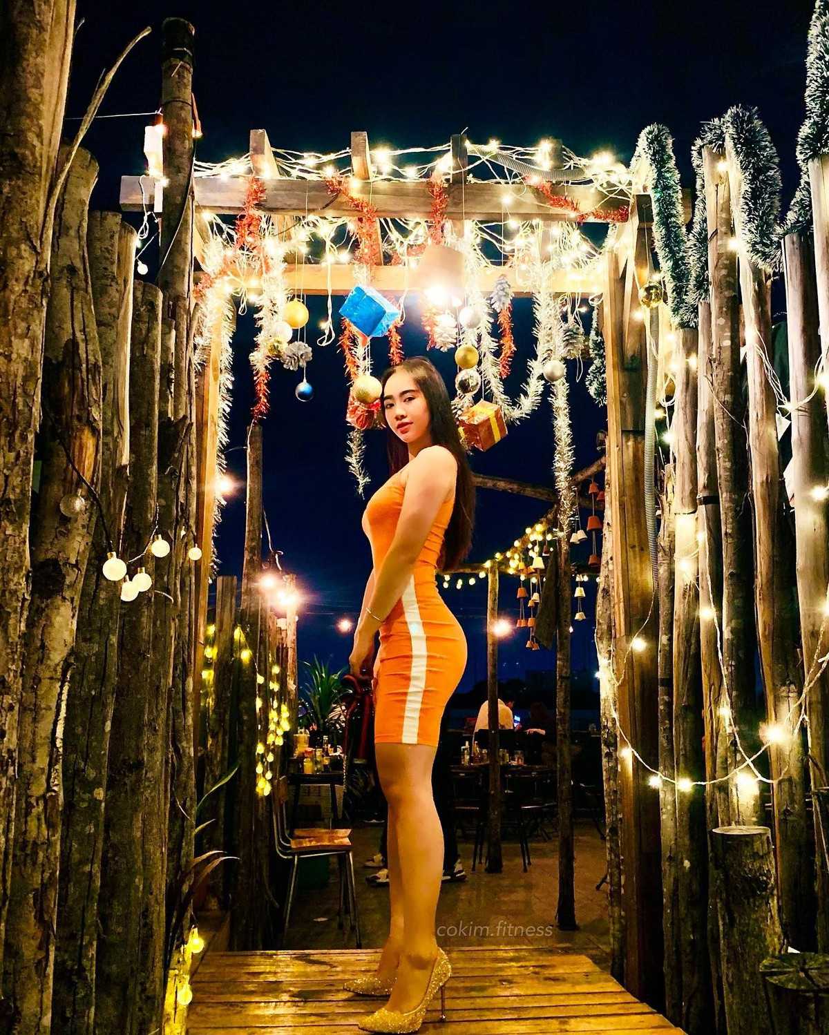 "Cô Kim" hiện đang là huấn luyện viên thể hình