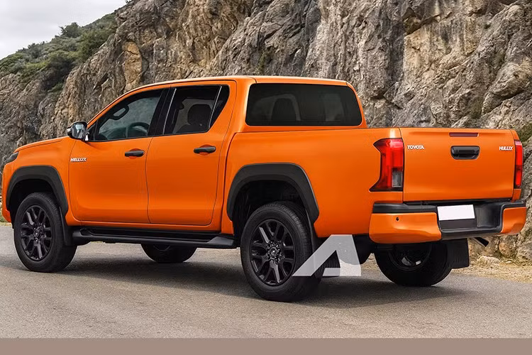 Bộ mâm đa chấu sơn đen kích thước lớn, kết hợp với vòm bánh mở rộng phủ nhựa đen, càng nhấn mạnh dáng vẻ cơ bắp. Ngoài ra, trụ A và D sơn tối màu tạo hiệu ứng “mái nổi”, mang đến cái nhìn trẻ trung hơn.