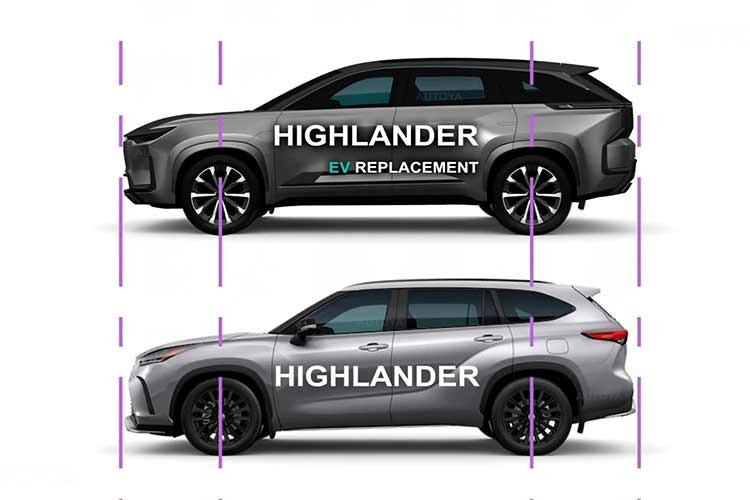 Tuy nhiên, hình ảnh tiếp theo đã xác nhận rằng đây thực chất là một mẫu crossover SUV ba hàng ghế, nhiều khả năng thuộc dòng sản phẩm xe điện không khí thải (EV). Giới phân tích tin rằng, mẫu xe mới sẽ là phiên bản thương mại hóa của concept Toyota bZ5X từng được giới thiệu trước đây.