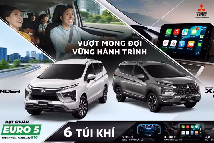 Xpander AT Premium 2025 có giá bán là 659 triệu đồng và phiên bản Xpander Cross 2025 có giá là 699 triệu đồng (cùng tăng 1 triệu đồng so với trước đây). Việc ra mắt phiên bản mới của Xpander và Xpander Cross không chỉ nhằm duy trì sức cạnh tranh trong phân khúc MPV vốn ngày càng sôi động, mà còn thể hiện chiến lược lâu dài của Mitsubishi trong việc đồng hành cùng khách hàng Việt.