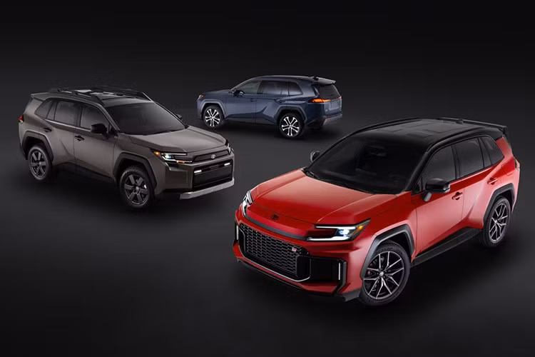 Tại thị trường Úc, Toyota RAV4 2026 sẽ có tới 11 phiên bản – tương đương với số biến thể từng bán ra tại Mỹ cho thế hệ trước. Cấu hình xe dù khác tên gọi nhưng về cơ bản không khác biệt nhiều giữa hai thị trường.