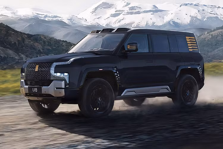 Trong đó, Yangwang U8 là mẫu SUV địa hình đầu tiên được bán tại Trung Quốc với giá 1.089.000 nhân dân tệ (khoảng 4,1 tỷ đồng). Theo dữ liệu từ cơ quan theo dõi thị trường xe điện Trung Quốc, thương hiệu này đã giao 2.341 xe trong nước chỉ trong 9 tháng đầu năm 2025, một con số đáng chú ý đối với một thương hiệu non trẻ.