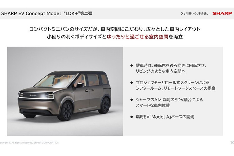 View - Sharp LDK+ - ôtô điện nội thất xịn như phòng khách di động | Báo Tri thức và Cuộc sống - TIN TỨC PHỔ BIẾN KIẾN THỨC 24H