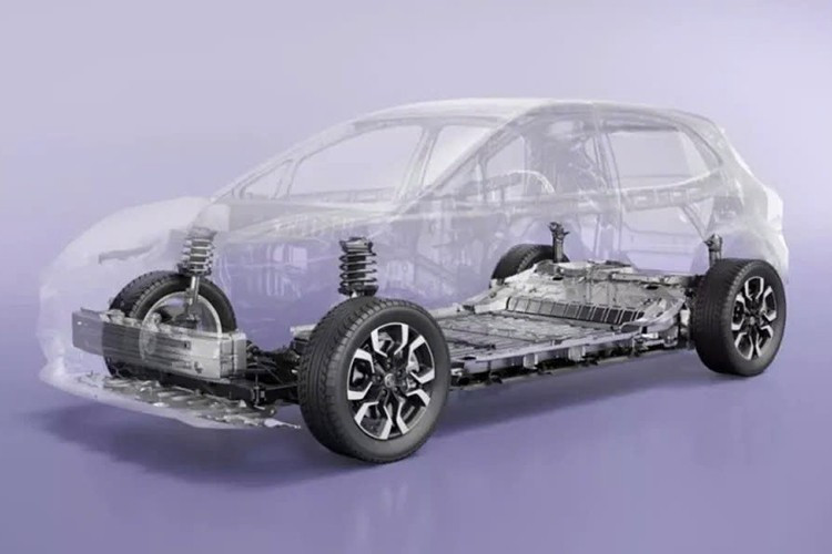 Hệ thống treo trước của MG4 EV 2025 chạy điện tại thị trường Trung Quốc thiết kế dạng độc lập MacPherson, trong khi treo sau là dạng dầm xoắn không độc lập.