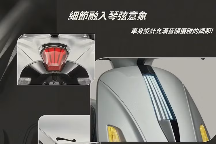 Bên cạnh đó, SYM còn chú trọng trang bị nhiều tính năng tiện ích trên mẫu xe mới. Toàn bộ hệ thống chiếu sáng đều là LED, giảm xóc đôi phía sau giúp xe vận hành êm ái hơn.