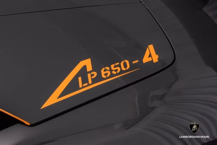 Ẩn dưới thân xe được thiết kế sắc sảo là trái tim của Lamborghini: động cơ V12 6,5 lít hút khí tự nhiên. Được tinh chỉnh để sản sinh công suất 650 mã lực, đúng như tên gọi, và mô-men xoắn 660 Nm, động cơ này giúp xe tăng tốc từ 0 đến 100 km/h chỉ trong 3,4 giây.