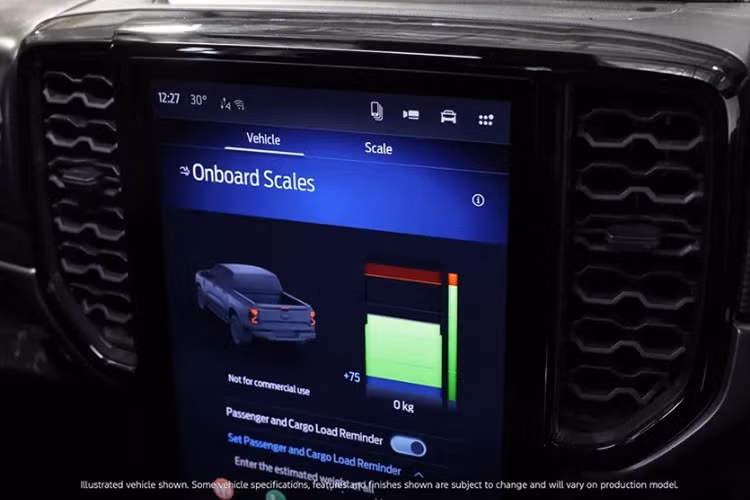Các trang bị tiện ích khác như; hệ thống âm thanh 6 loa, và cần số điện tử e-Shifter. Xe có thêm cổng sạc AC 230V 400W và các khe gió điều hòa cho hàng ghế sau. Công nghệ hỗ trợ người lái như cảnh báo điểm mù, phanh tự động khi lùi, cảnh báo phương tiện cắt ngang phía sau, camera 360 độ và hệ thống hỗ trợ điều khiển rơ-moóc Pro-Trailer Backup Assist.