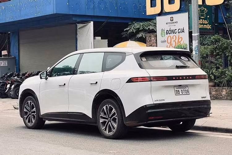 Phía sau xe xuất hiện dòng chữ "Arizon". Chi tiết này khác với phiên bản thương mại tại Trung Quốc - nơi mẫu xe được bán dưới tên NX8. Ngoài ra, hai chiếc xe xuất hiện tại Hà Nội cũng có sự khác nhau về màu sơn nóc, cho thấy có thể thuộc hai cấu hình khác nhau.