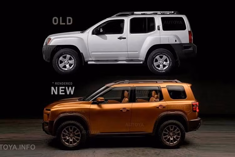 Dựa trên các dữ liệu này, nhiều bản dựng đã được thực hiện nhằm hình dung diện mạo hoàn chỉnh của Xterra mới. Các thiết kế này phần lớn giữ lại tinh thần của thế hệ trước với thân xe dựng đứng, phần nhô trước và sau ngắn, tạo cảm giác phù hợp cho địa hình off-road thực thụ.