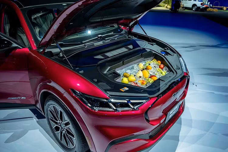 Ford Mustang Mach-E có thể tiếp nhận dòng điện xoay chiều AC, thông qua nguồn điện một pha (7,4 kW) hoặc ba pha (11 kW). Bộ sạc tích hợp sẽ tự động điều chỉnh thích ứng với nguồn điện vào, có thể sạc từ 10% đến 80% pin chỉ mất khoảng 6 giờ.