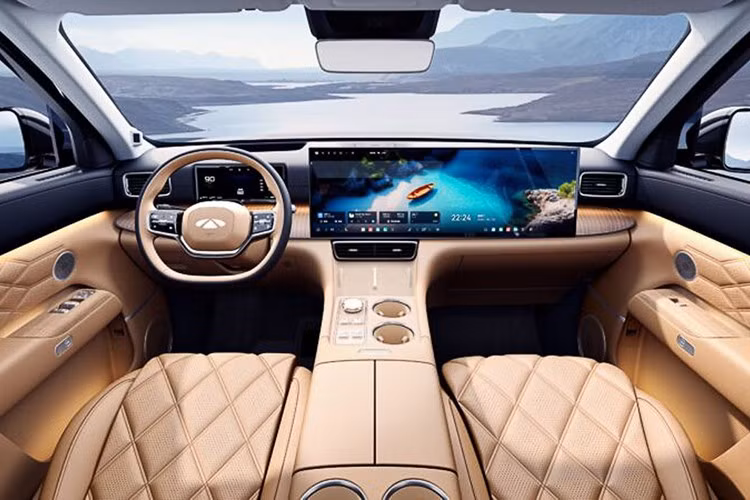 Chery Fulwin có kích thước Dài x Rộng x Cao lần lượt 5.150 x 1.995 x 1.800 (mm), trục cơ sở 3.100mm, diện tích khoang ngồi đạt 5,2 m2 và trọng lượng không tải 2.452 kg. Các tuỳ chọn thông số lốp xe là 255/45R20, 255/50R20 hoặc 255/45R21.