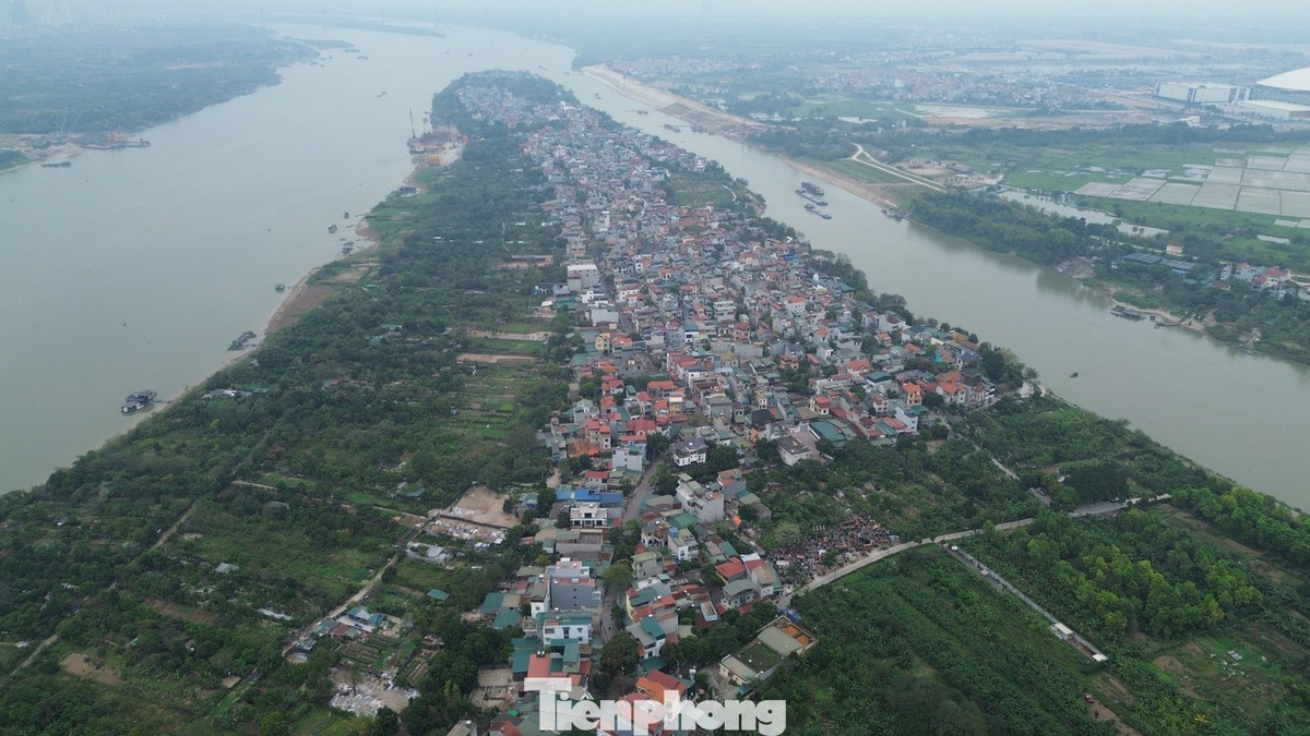 Khu vực thuộc phạm vi dự án Trục đại lộ cảnh quan sông Hồng