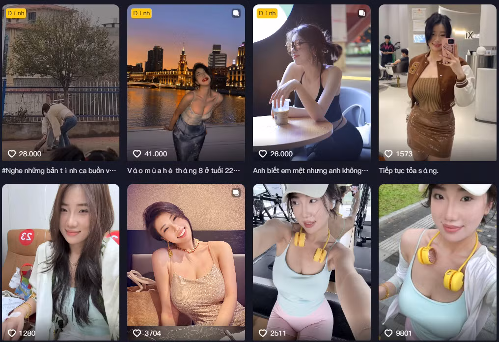 Trang cá nhân của cô nàng luôn ngập tràn những hình ảnh và video về cuộc sống thường ngày, các buổi tập luyện thể dục thể thao và những khoảnh khắc đời thường đáng yêu.