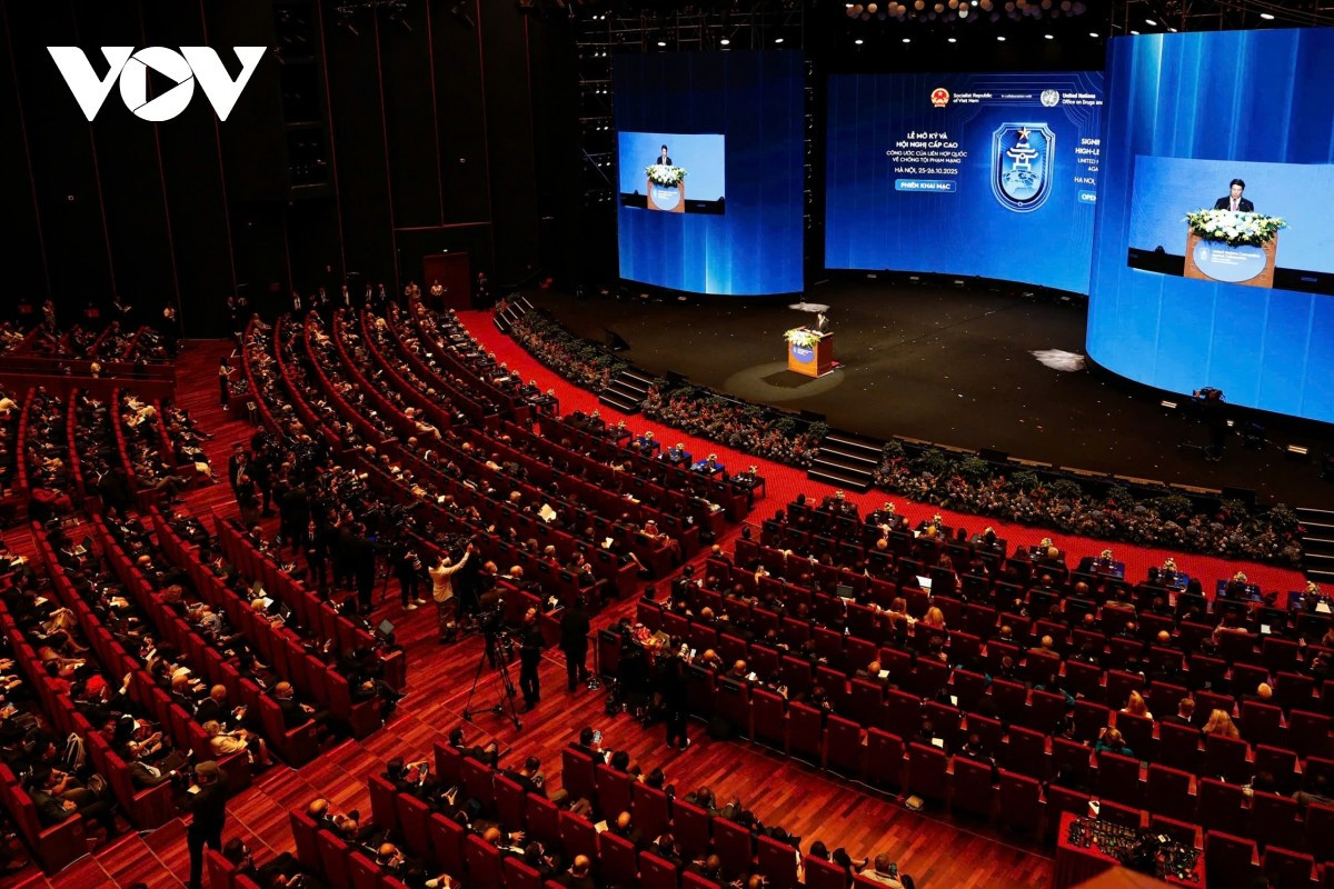 Lễ mở ký Công ước Hà Nội sáng 25/10