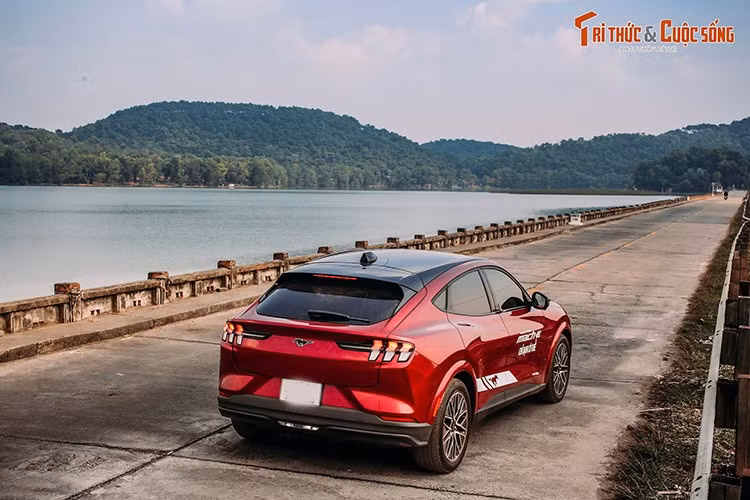 Mustang Mach-E trang bị hệ thống hỗ trợ người lái tiên tiến bao gồm các tính năng: Kiểm soát hành trình thích ứng với chức năng Stop &amp; Go, hệ thống định tâm làn đường, phanh khẩn cấp tự động, giám sát điểm mù với cảnh báo phương tiện cắt ngang, hỗ trợ giữ làn đường, giám sát người lái, hỗ trợ phanh khi lùi và camera 360 độ. Xe có 9 túi khí, hệ thống phanh ABS, EBD, cân bằng điện tử và chống trượt, cảm biến đỗ xe trước sau, bộ kit vá lốp.