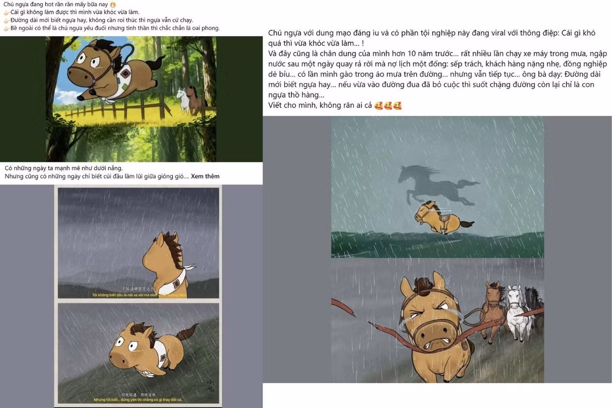 Hình ảnh Mã Tiểu Dã đang viral trên mạng xã hội những ngày qua.