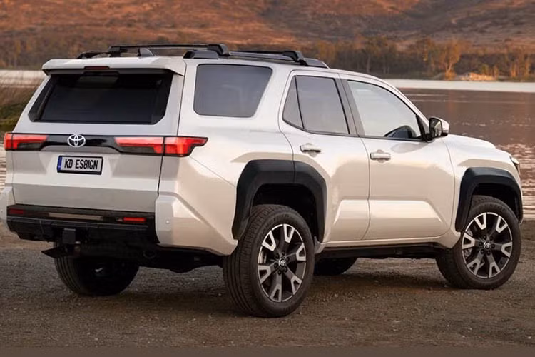 Dễ nhận thấy, phần đầu xe của Fortuner trong bản dựng này được lấy trực tiếp từ Hilux mới với cụm đèn LED vuông vức, lưới tản nhiệt cỡ lớn và cản trước góc cạnh hơn so với thế hệ hiện tại. Điểm gây chú ý nhất lại nằm ở phần đuôi xe, nơi Kleber Silva đã tinh chỉnh thiết kế mang hơi hướng lai giữa Toyota Prado và 4Runner.