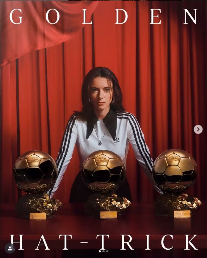 "Cảm giác này thật khó tin. Tôi chưa từng nghĩ mình có thể nhận ba Quả bóng vàng, thậm chí không nghĩ bóng đá nữ phát triển đến độ này. Nếu có đam mê, bạn sẽ được đền đáp", Aitana phát biểu khi nhận giải.