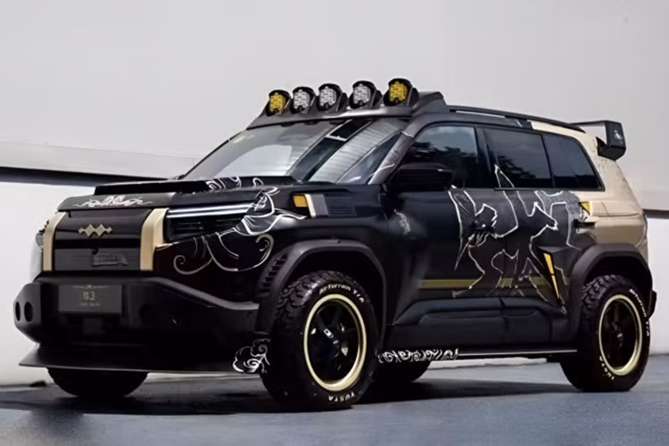 Phiên bản BYD Ti 3 Black Myth: Wukong đặc biệt này sẽ chính thức ra mắt tại triển lãm ChinaJoy 2025 – một trong những sự kiện giải trí kỹ thuật số lớn nhất châu Á – diễn ra thường niên tại Thượng Hải.