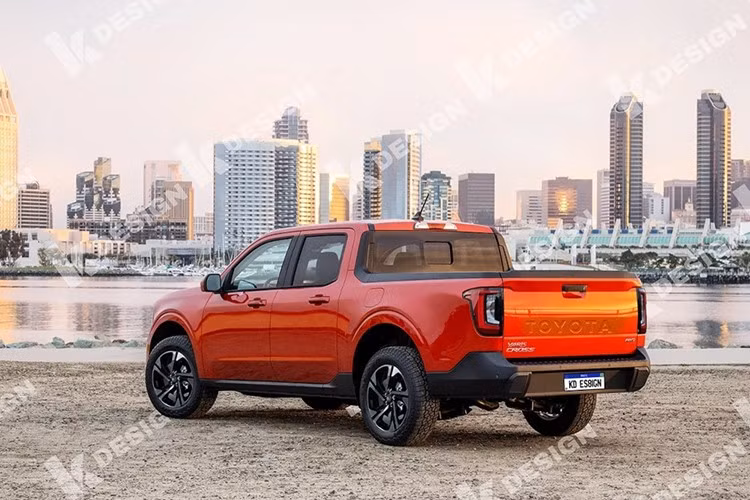 Tuy nhiên, bản dựng mới từ Kleber Silva (nghệ danh KDesign AG trên Behance) đã mở ra một góc nhìn hoàn toàn khác: Yaris Cross hoàn toàn có thể trở thành một chiếc pickup thể thao mà không bị “lạc nhịp” trong thế giới của Hilux hay Tacoma.