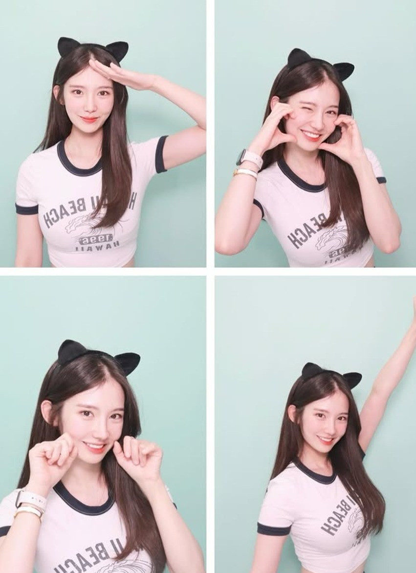 Nahyun Kim gắn liền với hình ảnh trong trẻo, ngọt ngào, vẻ đẹp ngây thơ: khuôn mặt bầu bĩnh, đôi mắt to tròn long lanh, làn da trắng sứ và nụ cười rạng rỡ.