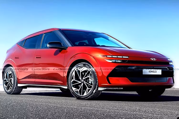 Dựa trên mẫu xe ý tưởng Concept Three, Hyundai Ioniq 3 2027 chạy điện hoàn toàn mới sở hữu thiết kế trung tính, dễ tiếp cận hơn so với phong cách táo bạo của các mẫu Ioniq 5 và Ioniq 6 đàn anh đang mở bán trên thị trường.