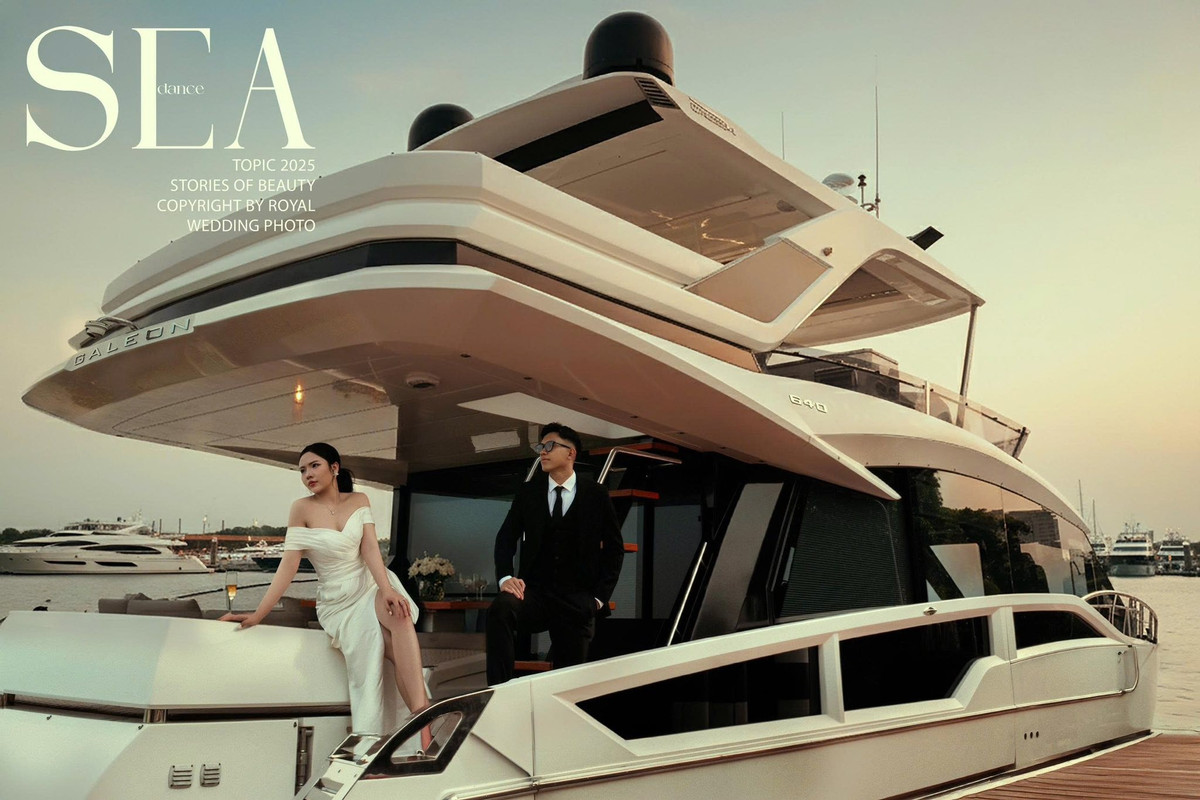 View - Tiền vệ tuyển Việt Nam và cô chủ tiệm vàng khoe ảnh cưới trên du thuyền | Báo Tri thức và Cuộc sống - TIN TỨC PHỔ BIẾN KIẾN THỨC 24H