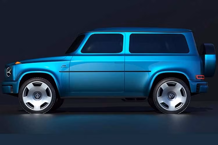 Dù Mercedes chưa hé lộ bất kỳ hình ảnh chính thức nào, bản dựng của Rowan Tuttle đã phần nào gợi mở viễn cảnh thiết kế tương lai cho mẫu SUV Mercedes G-Class huyền thoại này.