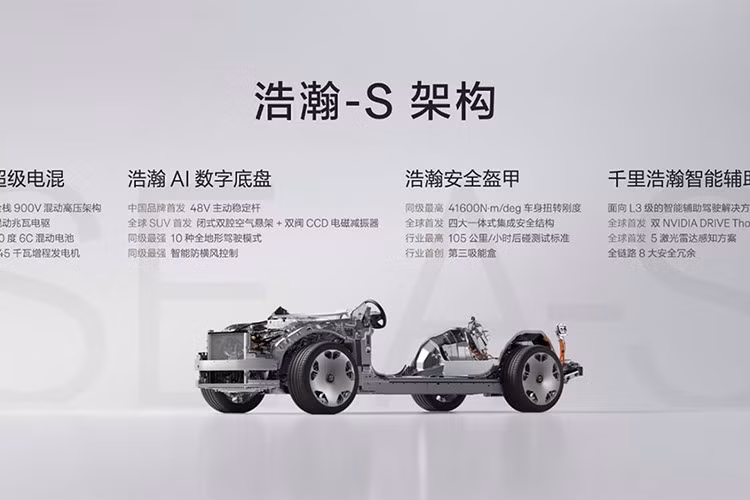 Nền tảng SEA-S có tên tiếng Trung là Haohan-S, sử dụng công nghệ động cơ SEA Hybrid. Một trong những điểm nổi bật của xe là cụm pin Freevoy do CATL sản xuất với dung lượng 70 kWh. Đây là một trong những cụm pin lớn nhất từng được dùng cho xe PHEV.