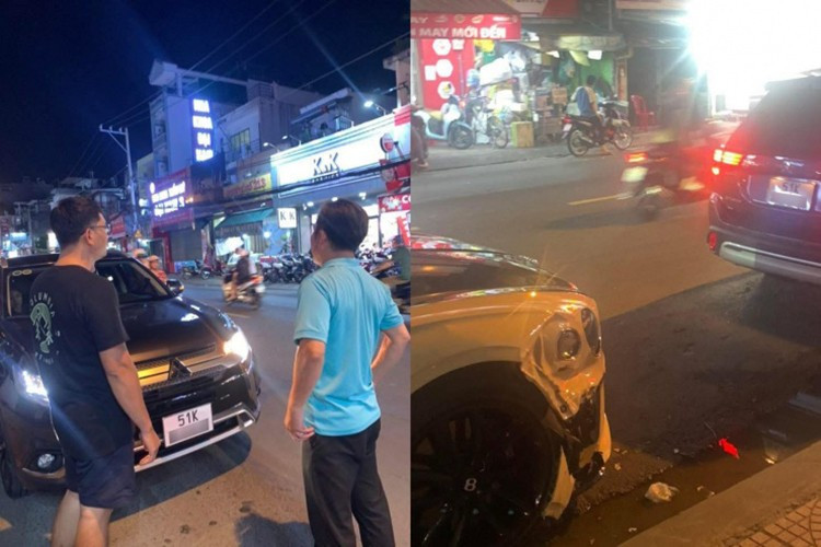 Vào tối ngày 11/10 vừa qua, mạng xã hội bất ngờ lan truyền hình ảnh vụ va chạm giữa chiếc xe siêu sang Bentley Continental GT và chiếc Mitsubishi Outlander, trên đường Lê Quang Định (phường Gia Định, TP.HCM). Chưa rõ nguyên nhân xảy ra va chạm, song rất nhiều người tò mò về chi phí sửa chữa và danh tính chủ nhân chiếc Bentley.